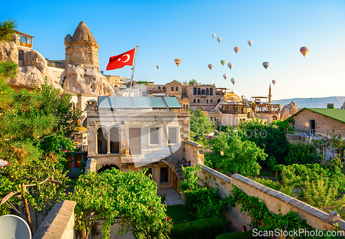 Image of Hot air balloons at day