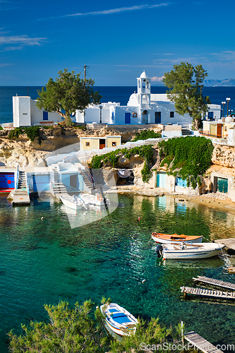 Image of Mandrakia village in Milos island, Greece