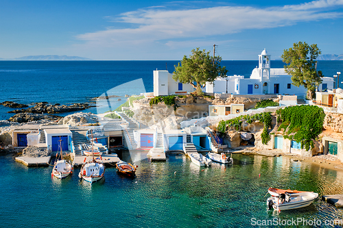 Image of Mandrakia village in Milos island, Greece