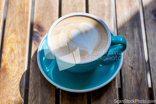 Image of cup of cappuccino