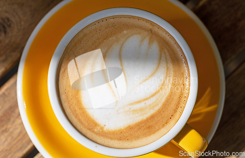 Image of cup of cappuccino