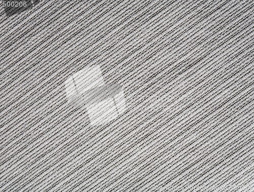 Image of Coarse ribbed gray cotton fabric