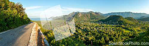 Image of Panorama mountains in Montenegro