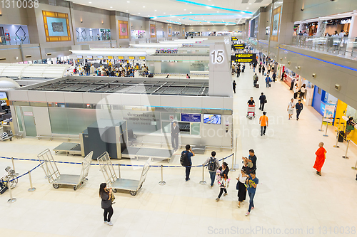 Image of Don Mueang Airport hall. Thailand