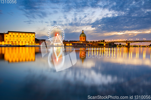 Image of Landmark scene of Toulouse, France