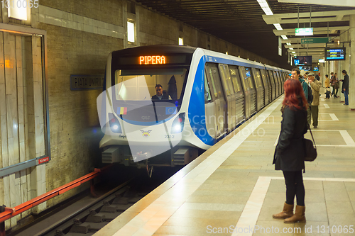 Image of Subway train station. Bucharest, Romania