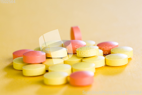 Image of pills two colors