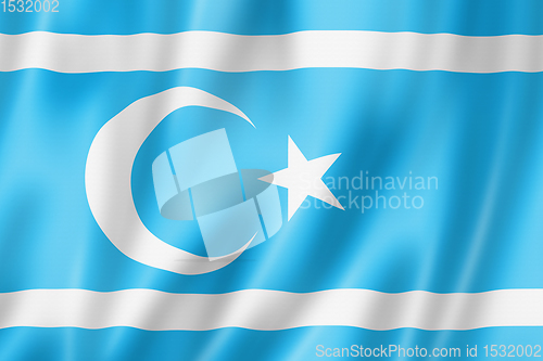 Image of Iraqi Turkmens ethnic flag