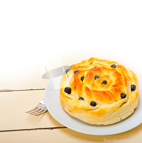 Image of blueberry bread cake dessert