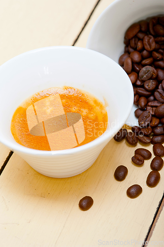 Image of espresso cofee and beans