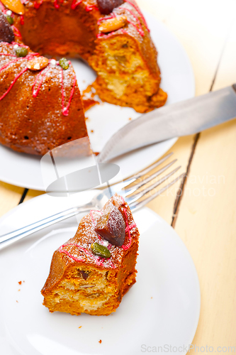 Image of chestnut cake bread dessert