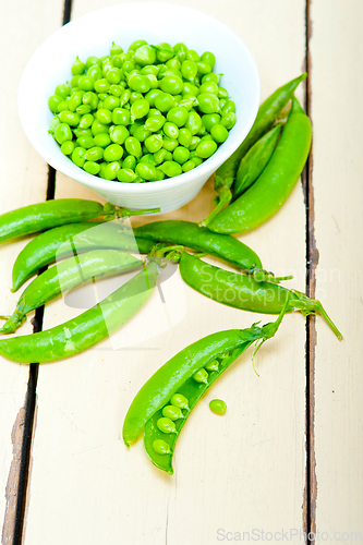 Image of hearthy fresh green peas