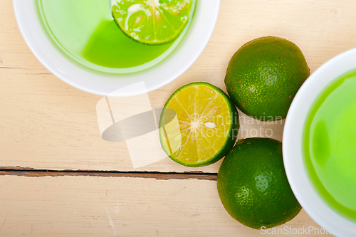 Image of green lime lemonade