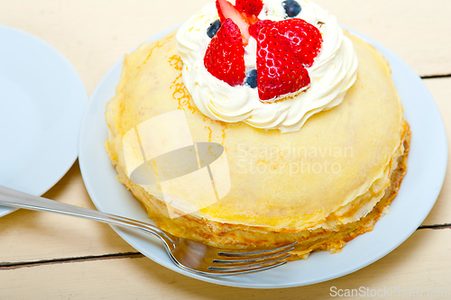 Image of crepe pancake cake