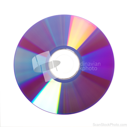 Image of Dvd disc isolated