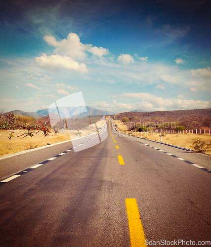 Image of Road in desert