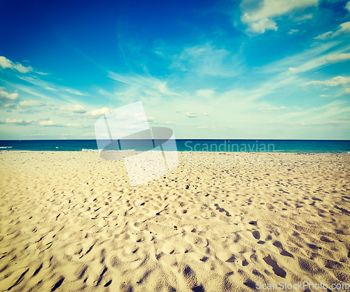 Image of Beautiful beach and sea