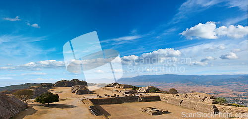 Image of Panorama of sacred site Monte Alban, Mexico