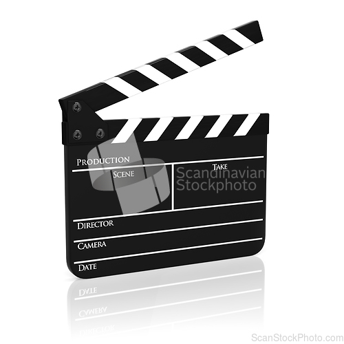 Image of Clapboard isolated