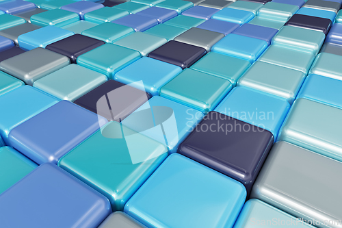 Image of Abstract background of multicolored colorful cubes