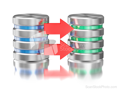 Image of Database backup concept