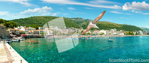 Image of Petrovac and its beach