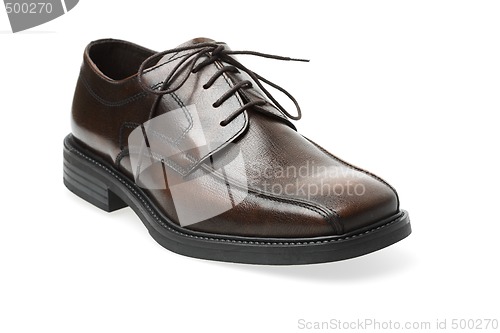Image of Brown Leather Shoe