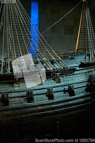 Image of Stockholm, Swden - Novemer 6, 2018. Visit of The Vasa ship in Vasa Museum.