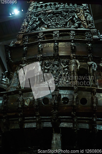 Image of Stockholm, Swden - Novemer 6, 2018. Visit of The Vasa ship in Vasa Museum.