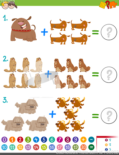 Image of addition maths activity