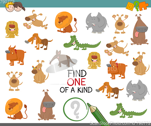 Image of find one of a kind with animals