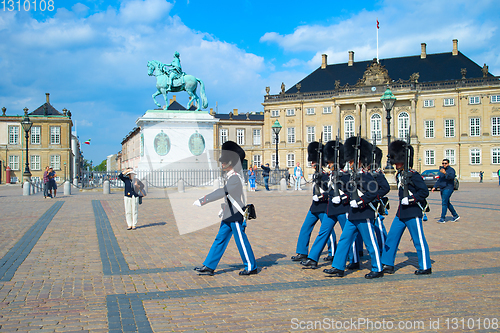 Image of Marching Danish Royal Guard