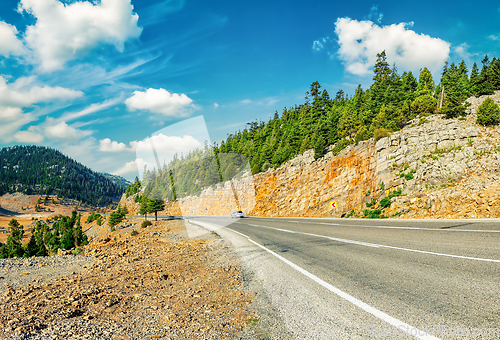 Image of Serpentine road in Turkey