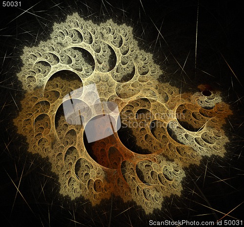 Image of Abstract flame fractal