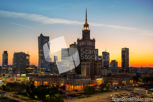 Image of Skyscrapers in Warsaw