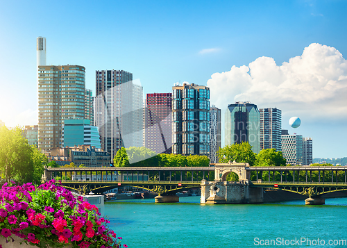 Image of Skyscrapers on Seine