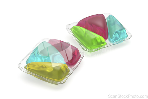 Image of Colorful dishwashing pods