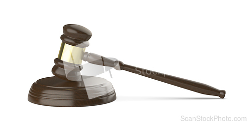 Image of Wooden gavel