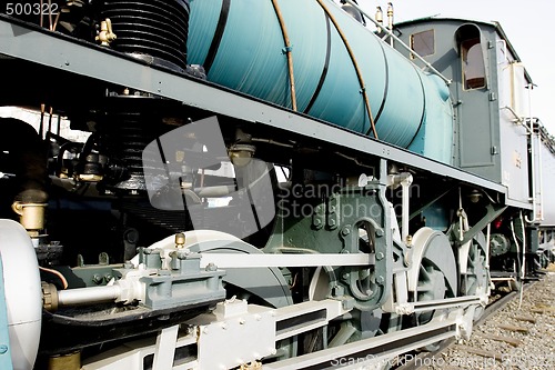 Image of Old steam locomotive