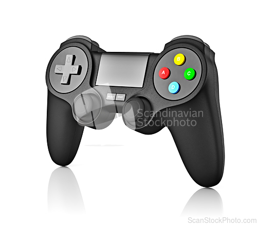 Image of Gamepad joypad for video game console isolated