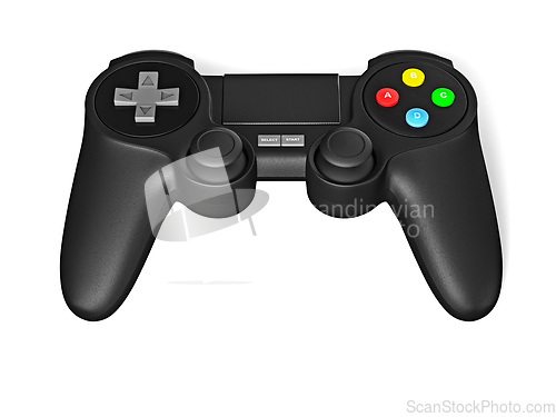 Image of Gamepad joypad for video game console isolated