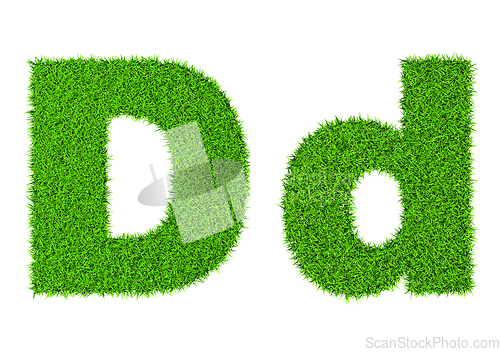 Image of Grass letter D