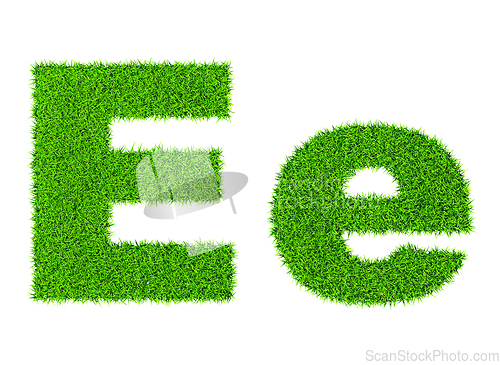 Image of Grass letter E