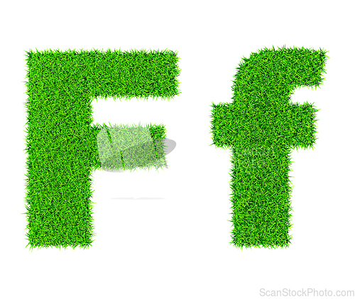 Image of Grass letter F