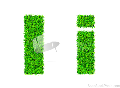 Image of Grass letter I