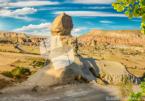 Image of Stone Sphinx in Cappadocia