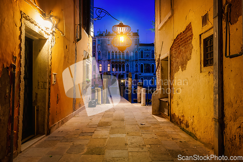 Image of Street lamps in venice