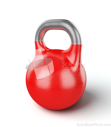 Image of Gym equipment weight kettle bell isolated