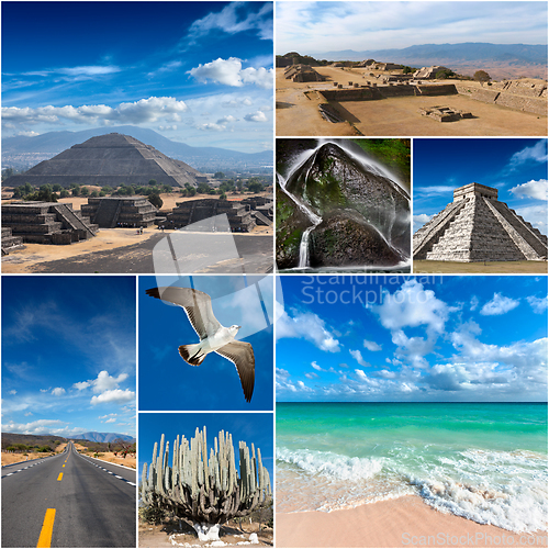 Image of Mexico images collage