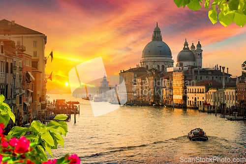 Image of Sunset over Canal Grande